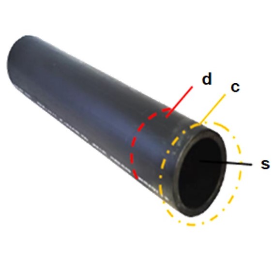CHAMFER THE HDPE PIPE SOCKET FUSION DEPTH INSERT